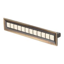 Citterio Giulio XR29 fogantyú, 128 mm, m att bronz / porcelán 1.Kép