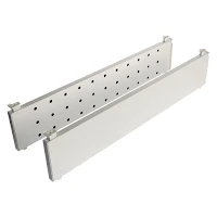 RiexTrack magasított fiókoldal, perforác ióval fiókosztóhoz, 650 mm, fehér 1.Kép