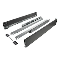 RiexTrack kettős oldalfalú fióksín, 89/6 00 mm, sötétszürke 1.Kép