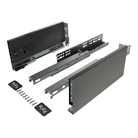 RiexTrack kettős oldalfalú fióksín, 121/ 270 mm, sötétszürke 1.Kép