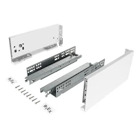RiexTrack kettős oldalfalú fióksín, 121/ 270 mm, fehér 1.Kép