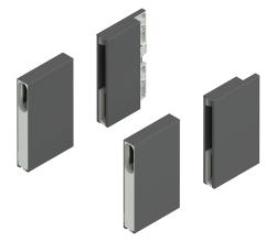 BLUM MERIVOBOX BOXCOVER, mag.  E, jobb+bal Orionszürke matt 1.Kép