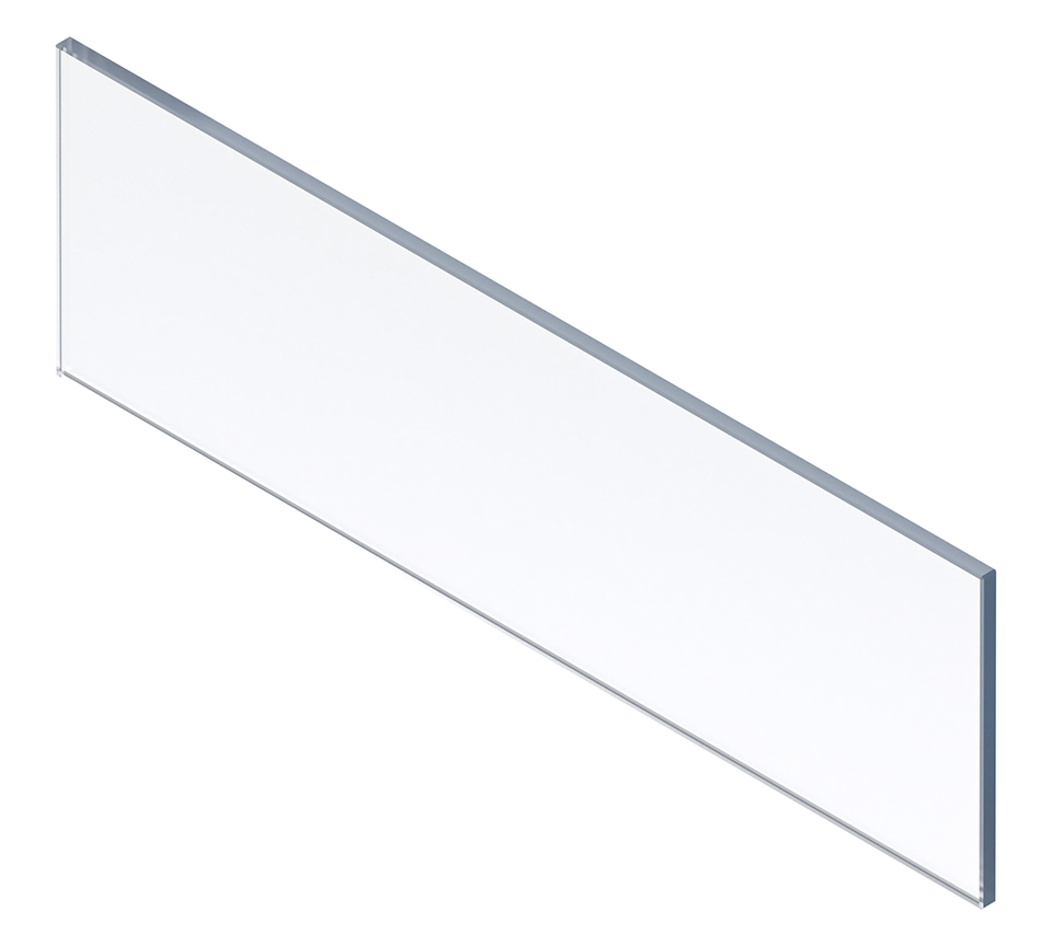 BLUM MERIVOBOX  fiókold mag. elem - elöl  magasság E (142.5 mm)  KSZ=600 mm (18/ üveg átlátszó Átlátszó