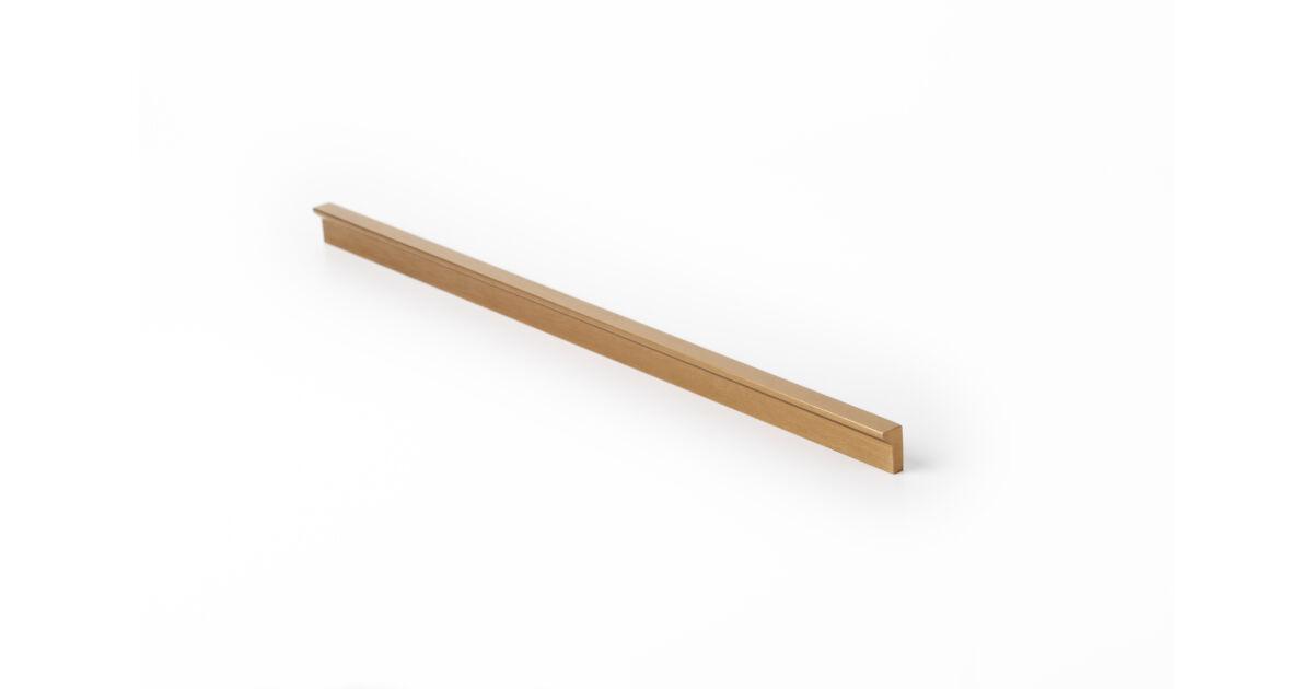 Fogantyú Viefe ANGLE 192mm, alumínium, csiszolt sárgaréz