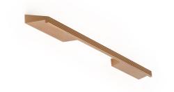 Fogantyú  Viefe RAIL  192mm, alumínium, csiszolt pezsgő 1.Kép