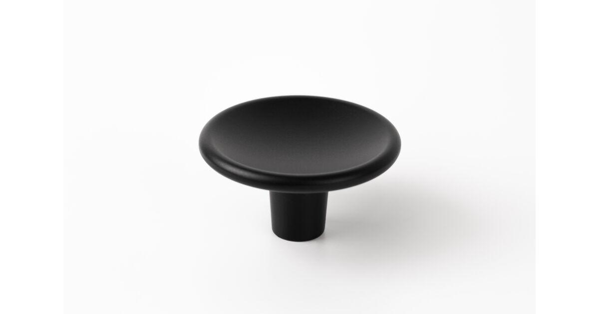 Fogantyú  Viefe DISC gomb, D38, fém, matt fekete