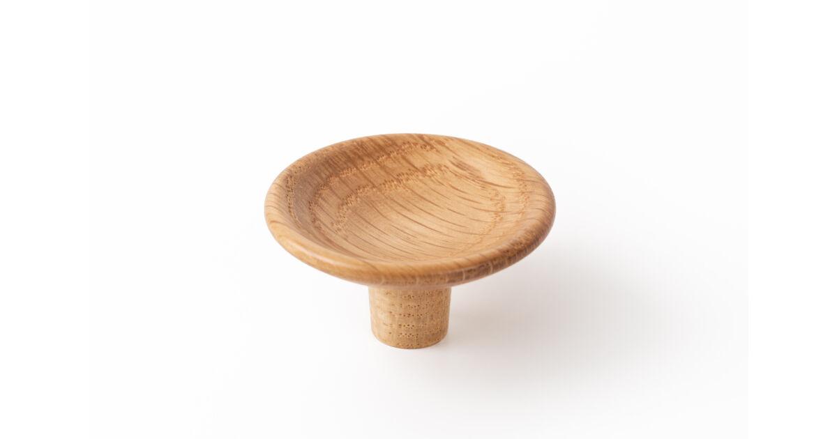 Fogantyú  Viefe DISC gomb, D50, fa, tölgy