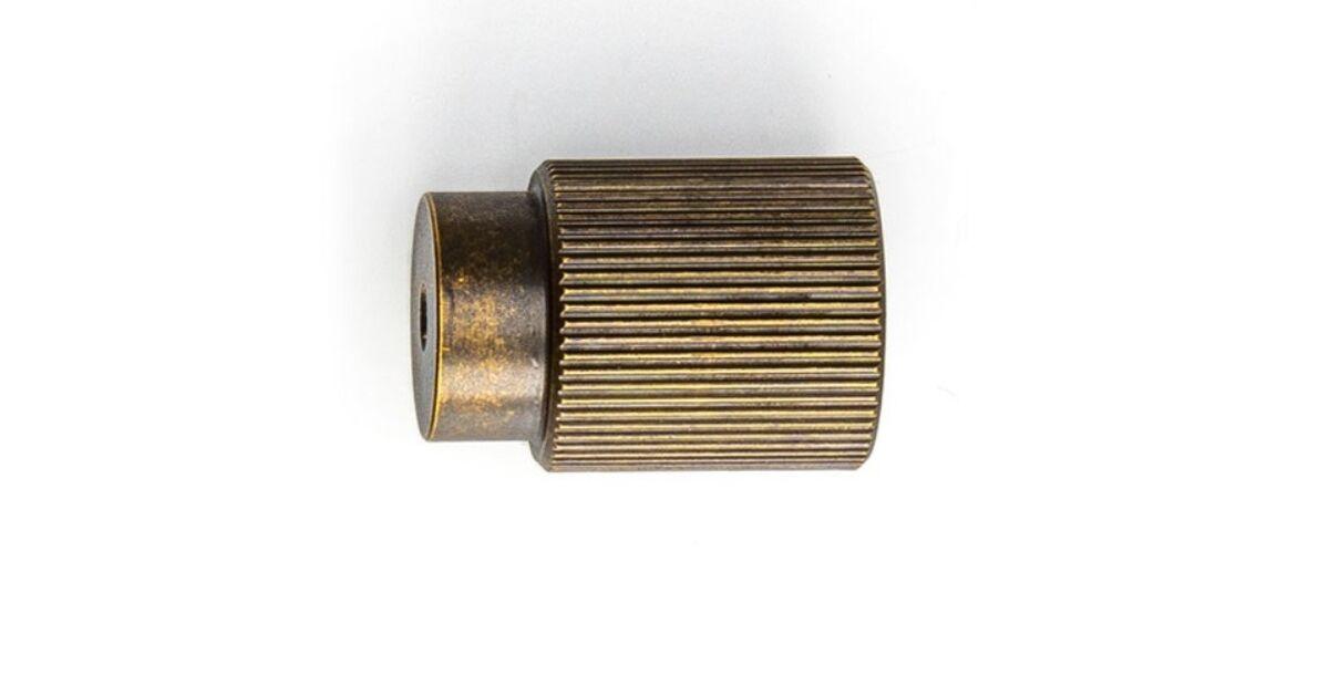 Fogantyú Viefe ARPA gomb 22mm, alumínium, rusztikus sárgaréz