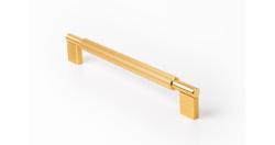 Fogantyú  Viefe ARPA  192mm, alumínium, csiszolt sötét sárgaréz 1.Kép