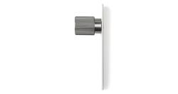 Fogantyú  Viefe ARPA talpas gomb 22mm, alumínium, szálcsiszolt 1.Kép