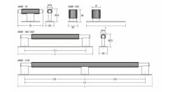Fogantyú  Viefe ARPA talpas gomb 22mm, alumínium, csiszolt sötét sárgaréz 4.Kép