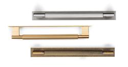 Fogantyú  Viefe ARPA talpas  320mm, alumínium csiszolt sötét sárgaréz 4.Kép