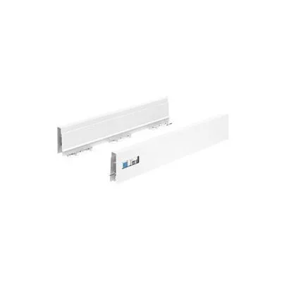 Hettich Atira fiók oldal profil 300 mm, 70 mm magas, jobbos, fehér, ipari kiszer