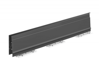 Hettich Atira fiók oldal profil 520 mm, 70 mm mags, jobbos, antracit, ipari kisz 2.Kép