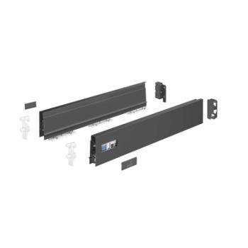 Hettich Atira fiók szett, 260 mm, antrac magasság 70 mm 1.Kép