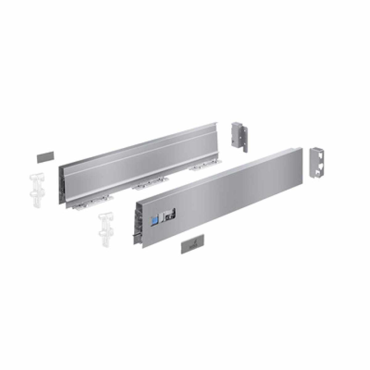 Hettich Atira fiók szett, 620 mm, szürke magasság 70 mm