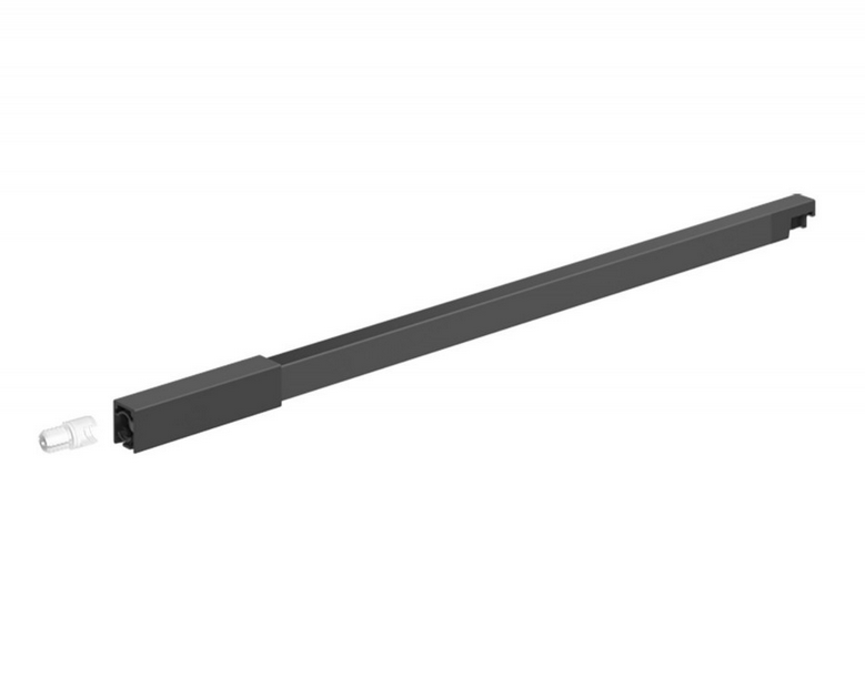 Hettich Atira hosszanti korlát 260 mm, balos, antracit