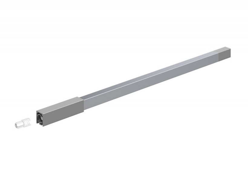 Hettich Atira hosszanti korlát 470 mm, jobbos,szürke