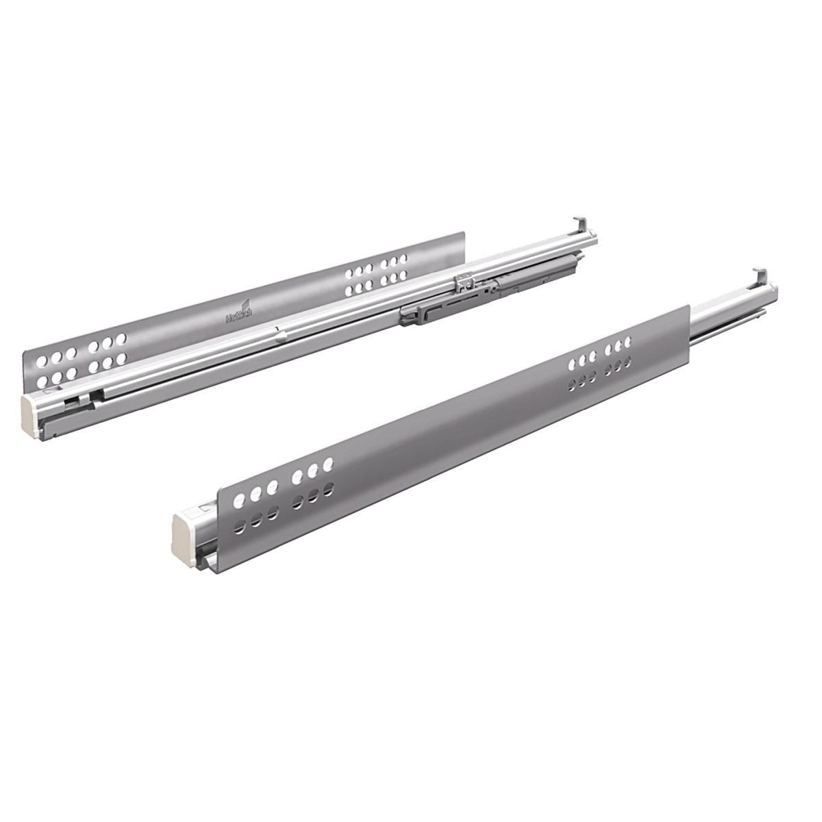 Hettich Atira Quadro V6 Teljes kihúz.sín beépített csill., Integrált, push open  rendsz. terhel. 30kg-ig, 350 mm  jobbos
