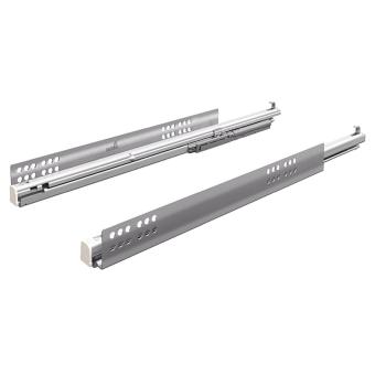 Hettich Atira Quadro V6 Teljes kihúz.sín beépített csill., Integrált, push open  rendsz. terhel. 30kg-ig, 350 mm  jobbos 1.Kép