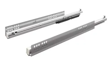 Hettich Atira Quadro V6 Teljes kihúz.sín  beépített csill., terhelhetőség 30kg-ig, 470 mm  balos 1.Kép