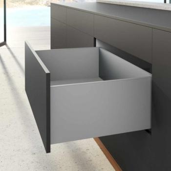 Hettich AvanTech YOU fiók oldal profil  600mm, balos, szürke, magasság 251 mm (ipari kiszerelés) 3.Kép