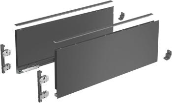 Hettich AvanTech YOU fiók szett 450 mm antracit, magasság 187 mm 1.Kép