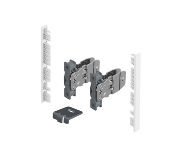 Hettich AvanTech YOU frontrögzítő belső előlaphoz,101 mm magas, fehér 1.Kép