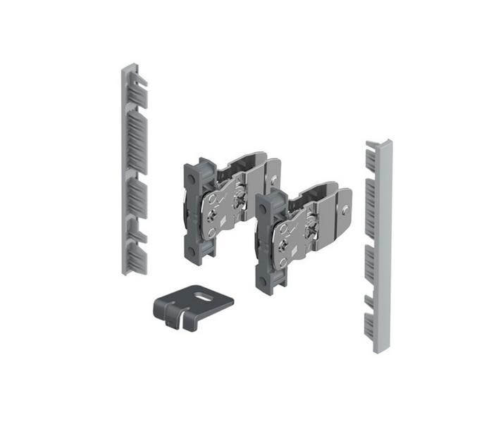 Hettich AvanTech YOU frontrögzítő belső előlaphoz,101 mm magas, szürke