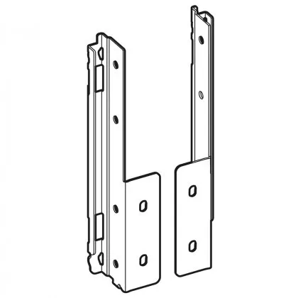 Hettich AvanTech YOU hátlaptartó  balos 187 mm magas, fehér