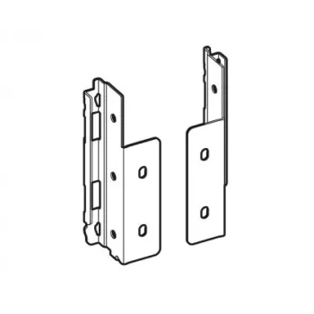 Hettich AvanTech YOU hátlaptartó  jobbos 139 mm magas, antracit 1.Kép