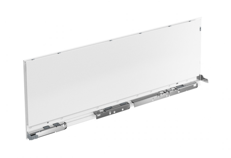 Hettich AvanTech YOU Inlay fiók oldallap 350 mm, balos, fehér, magasság 187 mm