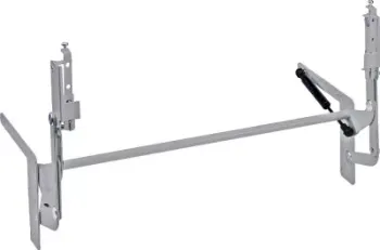 Hettich felnyíló vasalat, teherbírás 5kg , alumínium, HLB 560-870 1.Kép