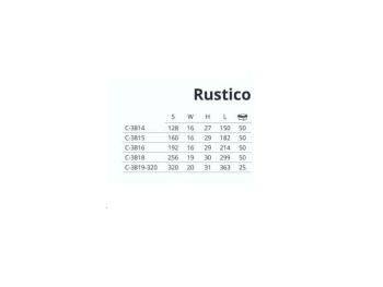 Bútorfogó NOMET Rustico 256mm inox 2.Kép