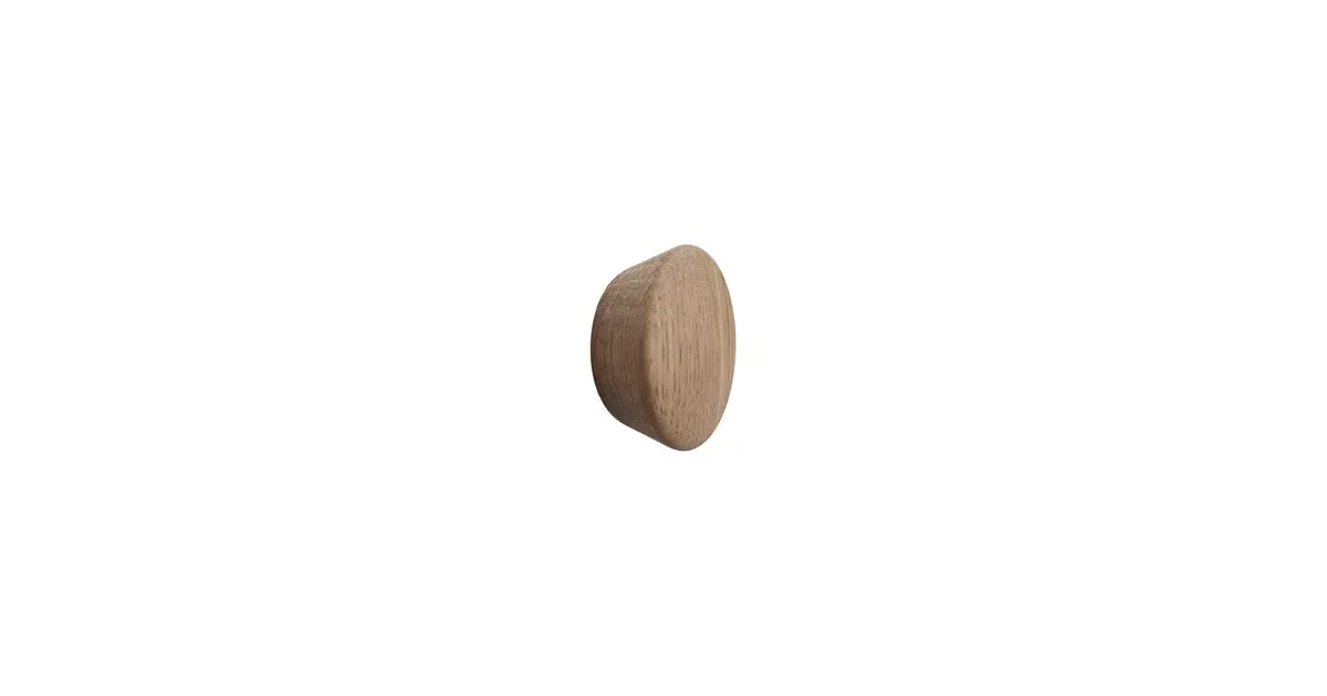 Furnipart Fogantyú  BERET gomb, fa lakkozott tölgy