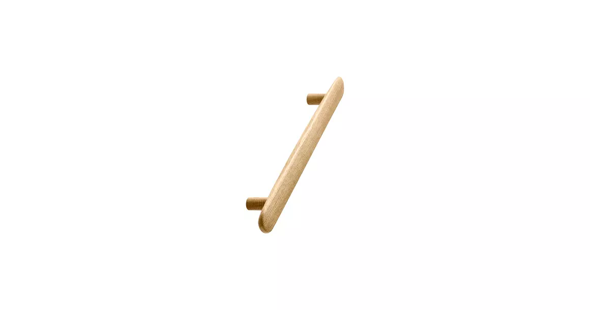 Furnipart Fogantyú  BRUTUS  160mm, fa lakkozott tölgy