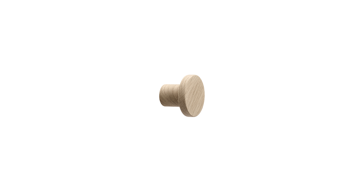 Furnipart Fogantyú  CIRCUM gomb, 48mm, f natur/kezeletlen tölgy