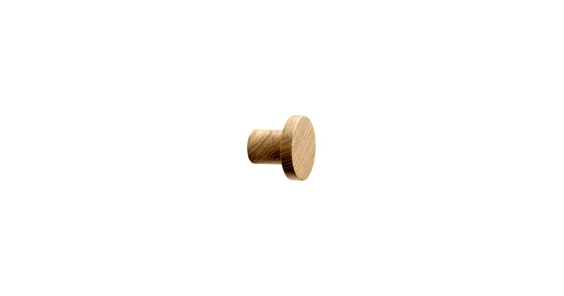 Furnipart Fogantyú  CIRCUM gomb, 48mm, f lakkozott tölgy