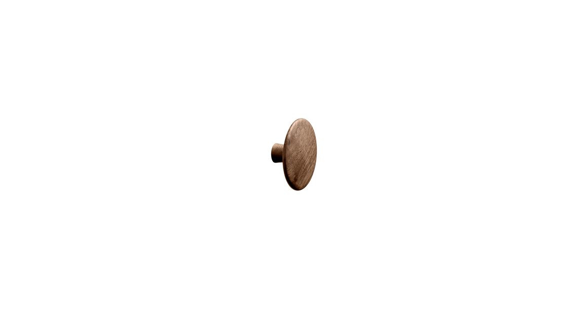 Furnipart Fogantyú  CLOUD gomb 48mm fa lakkozott dió