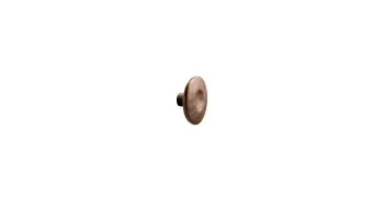 Furnipart Fogantyú  DIMPLE gomb, 40mm, f lakkozott dió 1.Kép