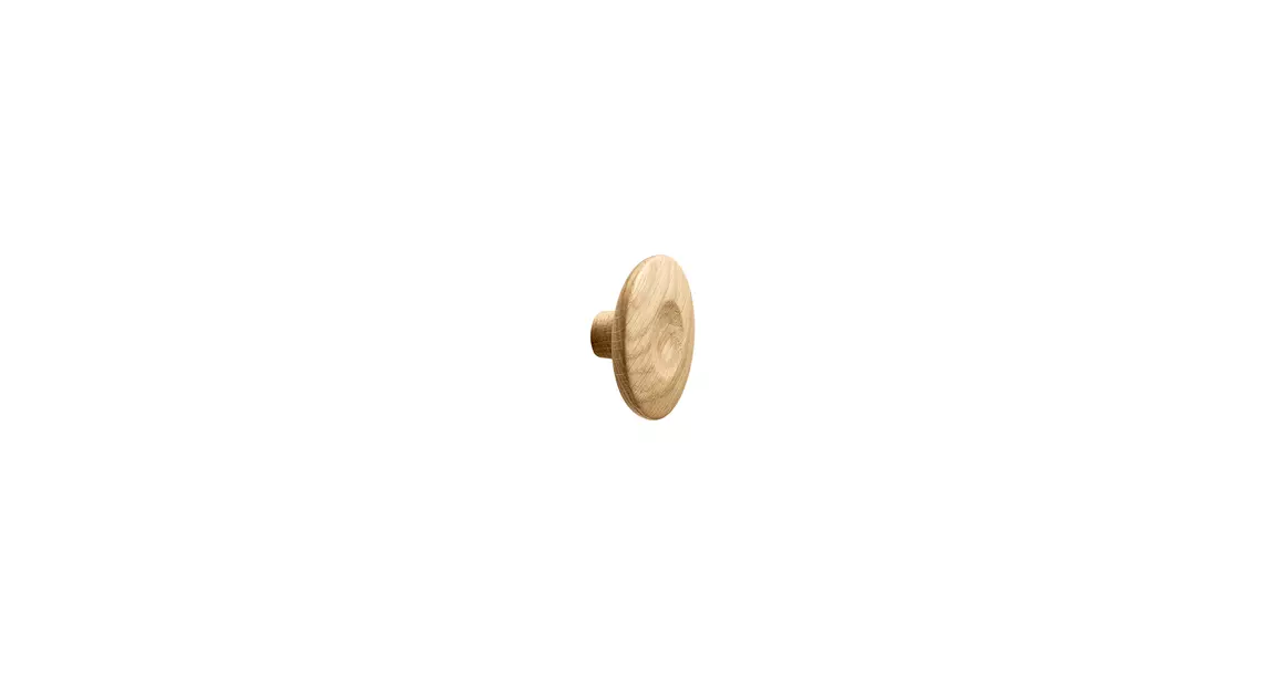 Furnipart Fogantyú  DIMPLE gomb, 80mm, f lakkozott tölgy