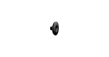Furnipart Fogantyú  DIMPLE gomb, 80mm, f fekete kőris 1.Kép