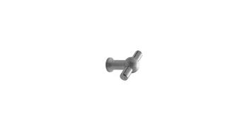 Furnipart Fogantyú  CURTAIN gomb, acél polírozott acél 1.Kép
