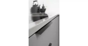 Furnipart Fogantyú  BLAZE 2  160-320mm alu, csiszolt matt fekete 2.Kép