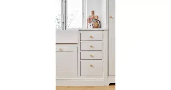 Furnipart Fogantyú  DOT gomb, sárgaréz polírozott sárgaréz 3.Kép