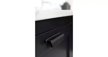 Furnipart Fogantyú   ART   96mm, öntött vas, fekete 3.Kép