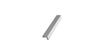 Furnipart Fogantyú  CUT  160mm, fém szálcsiszolt 1.Kép