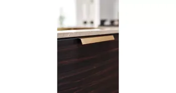 Furnipart Fogantyú  BENCH   80-160mm, al csiszolt sárgaréz 3.Kép
