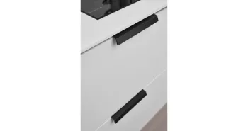Furnipart Fogantyú  BENCH   80-160mm, al csiszolt matt fekete 2.Kép