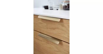 Furnipart Fogantyú   ACCENT  160mm, alu csiszolt sárgaréz 3.Kép